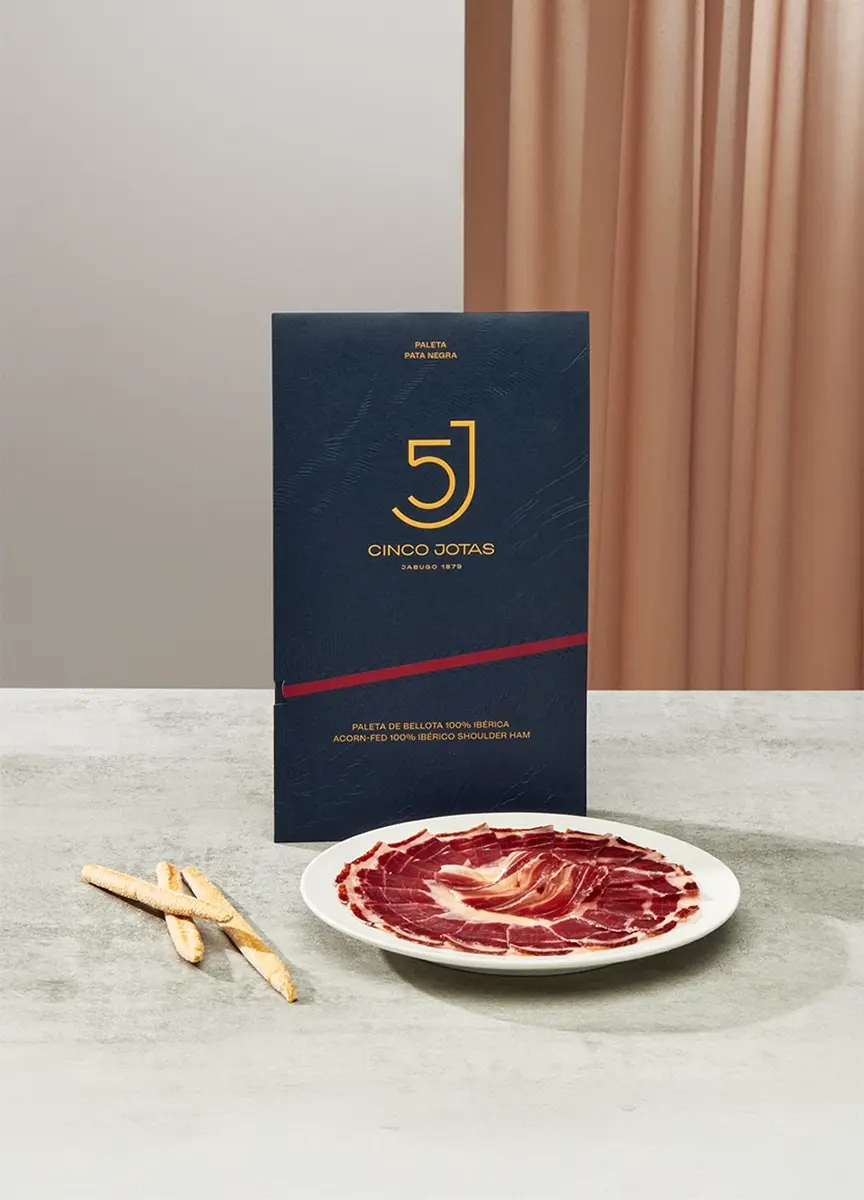 Pack of 20 slices of Cinco Jotas shoulder ham